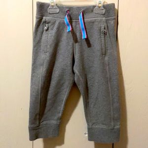 Ivivva Grey Crop Sweatpants with Drawstring